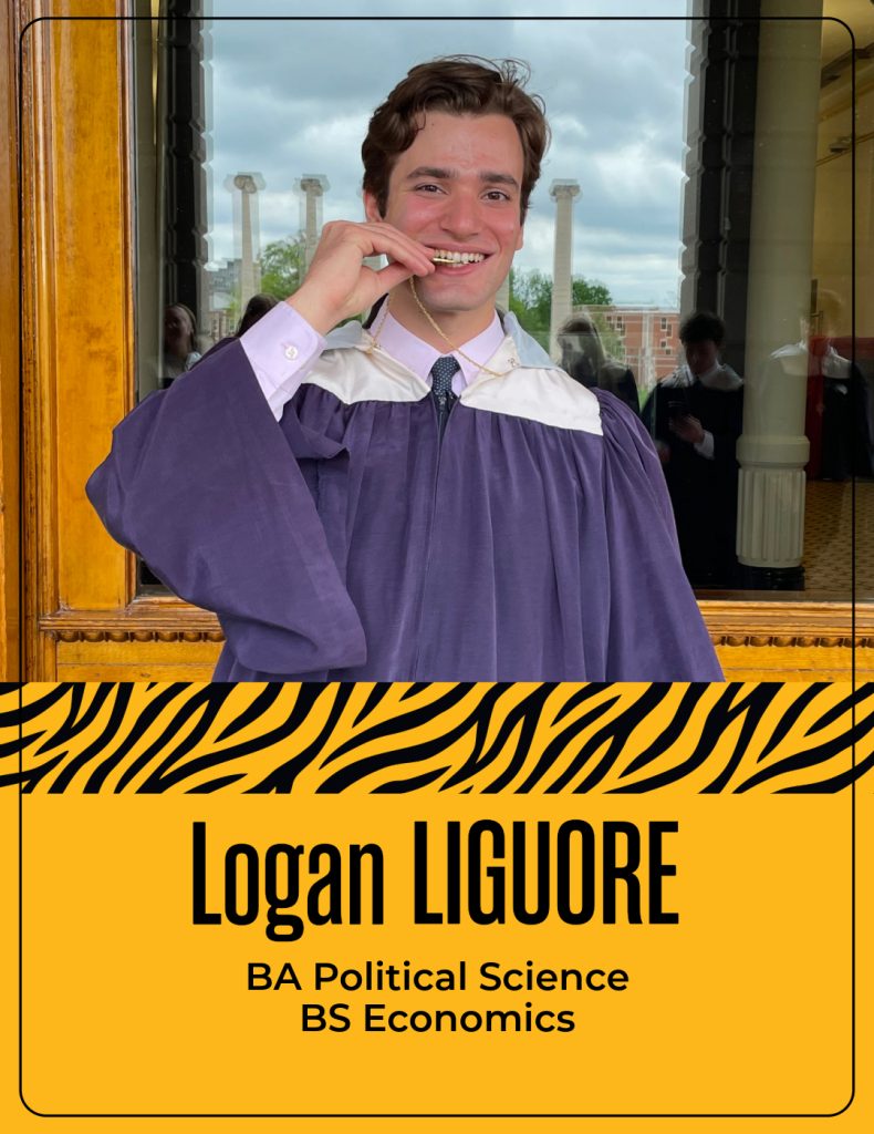 Logan Liguore
BA Political Science
BS Economics